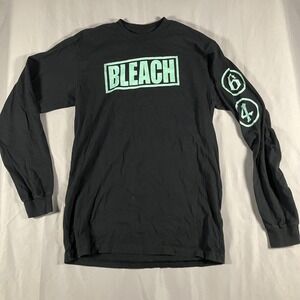 Atsuko Bleach Espada Shirt Mens Medium Black Ulquiorra Grimmjow Long Sleeve